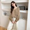 MOCANA Women's V-Neck Loose Knit Sweater