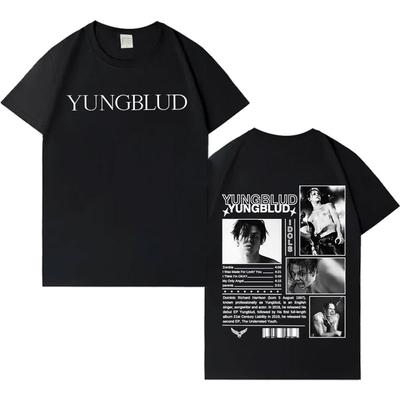 Singer Yungblud Album Print Tshrits Mens Casual Loose Pure Cotton High Quality T Shrit Aesthetic Crewneck Oversized Cozy Tshrit