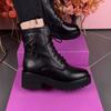 Snow boots women's new thick-heeled cotton boots winter thick-soled piled and thickened fur integrated cotton shoes