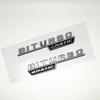 3D ABS Glossy Black Logo C43 Embelm Letters BITURBO 4MATIC Badge AMG Sticker For Mercedes Benz C43 W205 W206 AMG Accessories OB1