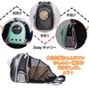 PETTOM Cat Carrier Spaceship Expandable Capsule Cat Carrier Backpack for Disaster 7kg Weight Hard Backpack for Dogs and and Evacuation Supplies Black