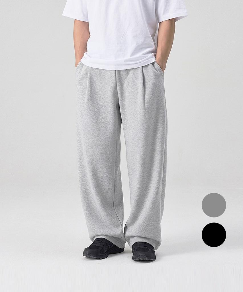 NTBC Single-Pleat Wide Sweatpants - 2 Colors