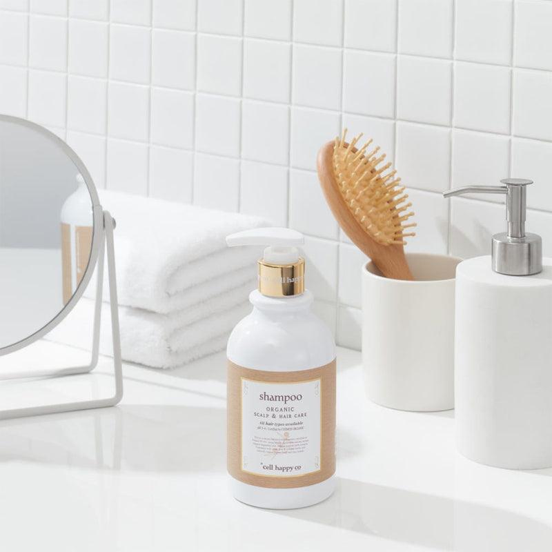 CELL HAPPY CO Shampoing Bio Soin du Cuir Chevelu et des Cheveux 500 ml