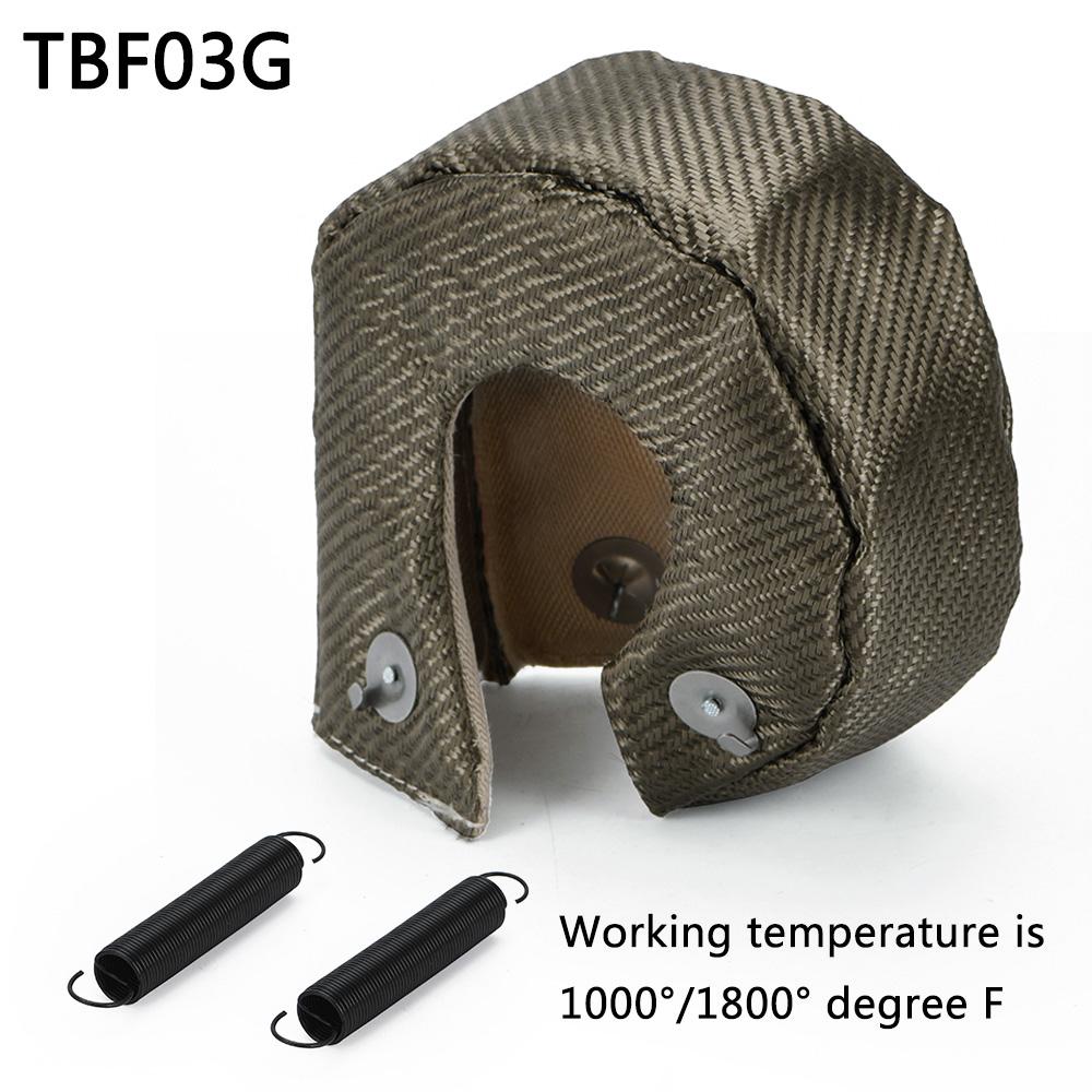 VR - 100% Full Titanium T3 Turbo Charger Heat Shield Cover Blanket Fit For : T2 T25 T28 GT28 GT30 GT35 Car Accessories