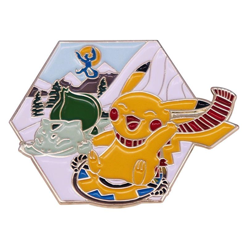 Series Anime Lapel Pins Backpack Jeans Enamel Brooch Pin Women Fashion Jewelry Gifts Kawaii Spirit Cartoon Badges