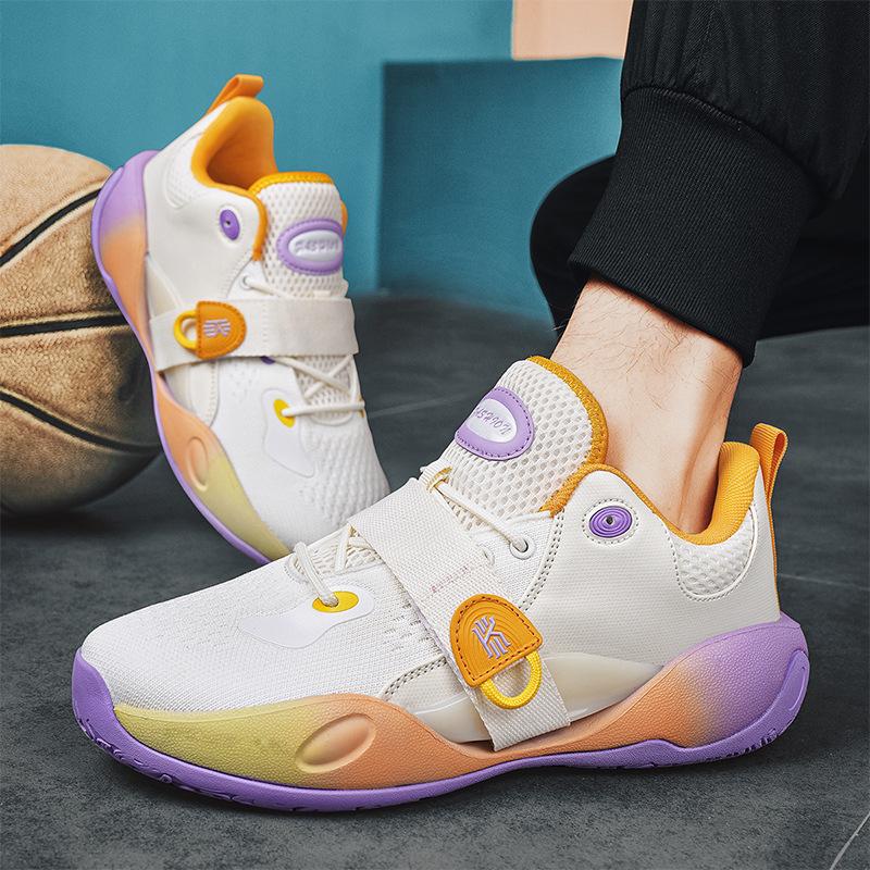 2025 Autumn New Large-size Adolescent Men's Training Special Mesh, Light and Breathable Low-top Basketball Shoes for Men