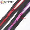 Meetee 10/20M 5# Nylon Zippers Tape + Zipper Slider Puller for Sewing Bag Shoes Garment Zips Repair Sew Crafts DIY Accessories