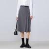 Troloman Damen asymmetrischer A-Linien-Midirock