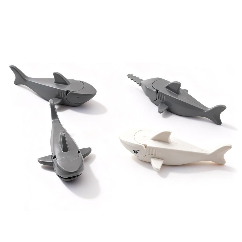 1 Pcs MOC Animal Building Blocks Jagged Shark Animal Aquarium Shark Scene Series Submarine Animal DIY Decoration Toys Gift