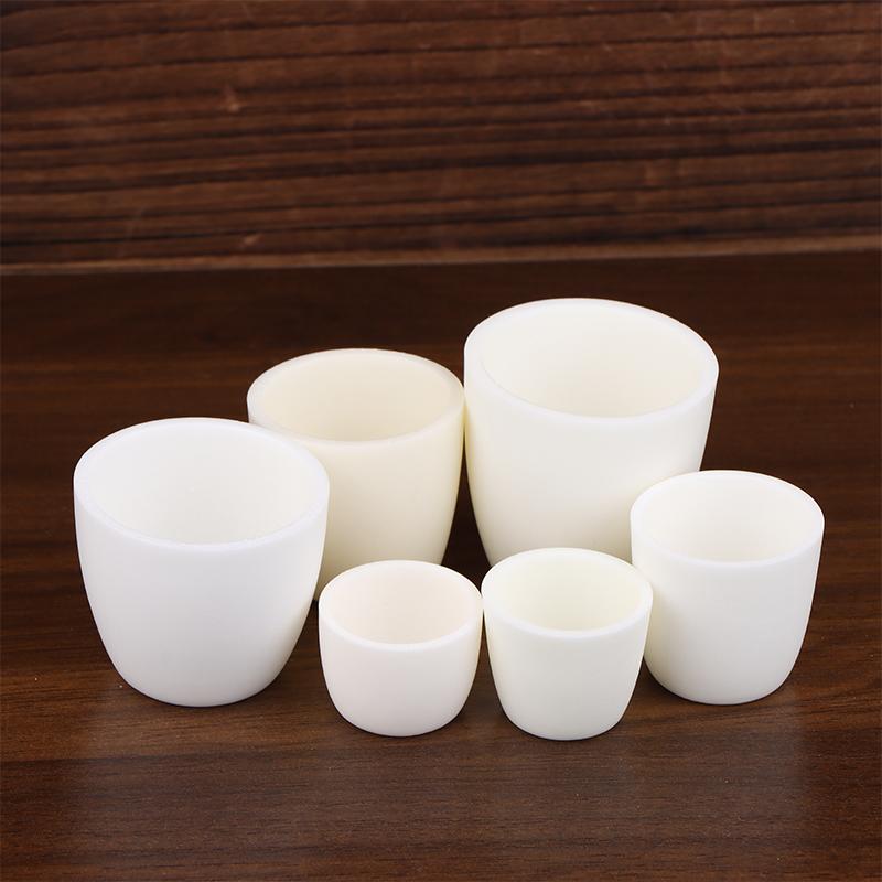 1 ks Vysokoteplotní 1600°C Hliníková kelímek Korundový kelímek 3ml-100ml 99% Hliníkový popelový kelímek Bez víka Pro experiment
