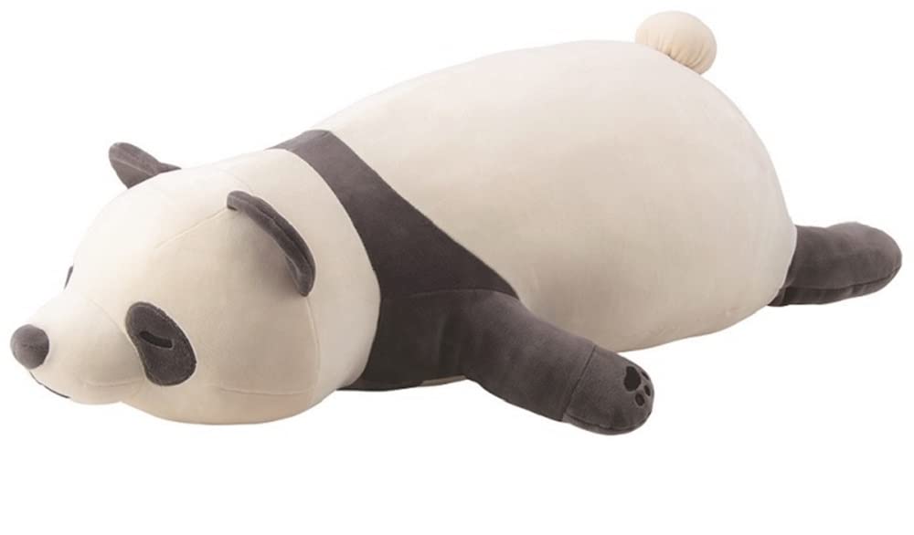 Livheart Premium Sleepy Animals Panda Lingling Body Pillow, Large (Approx. 70cm Long), Fluffy and Squishy Plush Toy, Gift 48903-95
