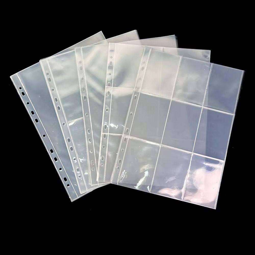 11-Hole Photo Album Pages A4 Photocards Sleeves Binder Refill Inner Page