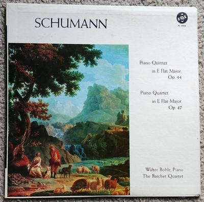 LP Record ROBERT SCHUMANN , WALTER BOHLE, BAR - Piano Quintet And Piano Quartet PL8960 VOX 1963 US Classical Used