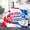 FC Bayern München Wappen Decken Flanell Bedruckt Atmungsaktiv Warm Kuscheldecke für Zuhause Büro Bettbezüge 0708a118
