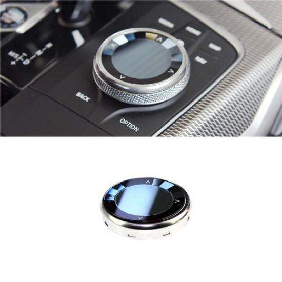 Crystal Silver Car Center Media Knob Trim For BMW 3 Series G20 G21 -2024