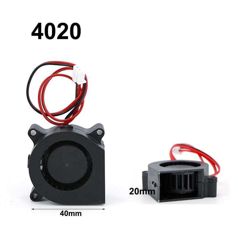 2Pin 4cmx2cm DC 5V 4020 Blower Turbo Cooling Fan Brushless for 3D Printer Cooler 40x40x20mm Xh2.54