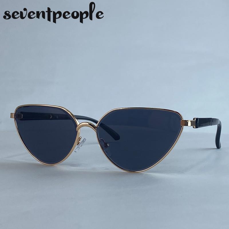 Trendy Sexy Cat Eye Sunglasses Women Luxury Brand Vintage Punk Outdoor Sun Glasses For Ladies Classic Cateye Shades UV400
