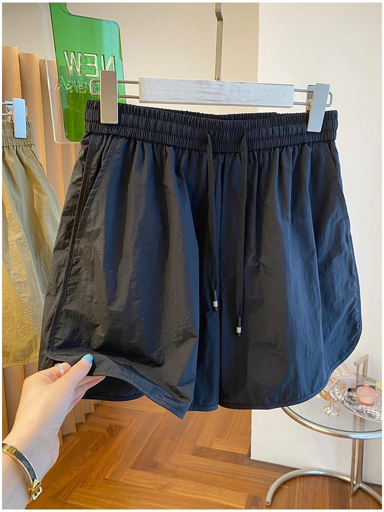 2024 Women's Quick-Dry High Waist Loose Sports Shorts - Slim Fit, Elastic, Wide-Leg, All-Match Summer Casual Wear