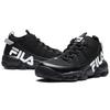 FILA Spaghetti Synthetic Leather Fabric TPU Comfortable Low-Top Retro Basketball Shoes Women sneakers Black F12W014115FBK