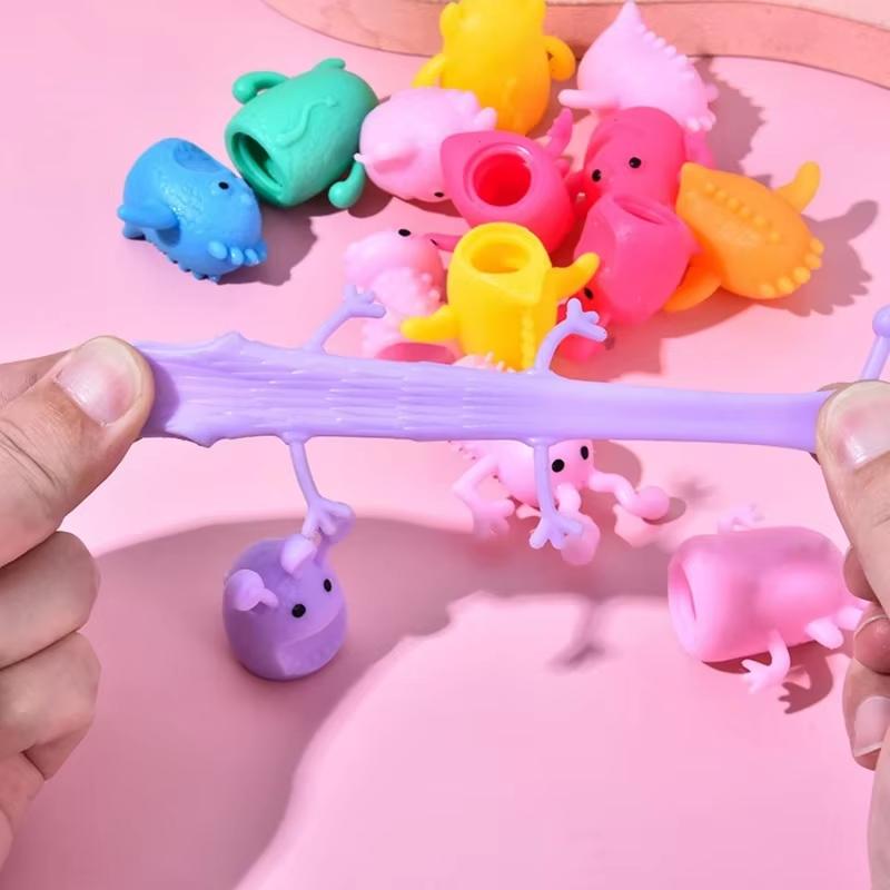 5/10/20/30 PEZZI Marionette da Dito Giocattoli Mostro Carino Gomma Morbida Giocattoli Elastici per Giochi di Ruolo Festa di Compleanno Bambini Gadget per Feste Bambini Bambola Fidget