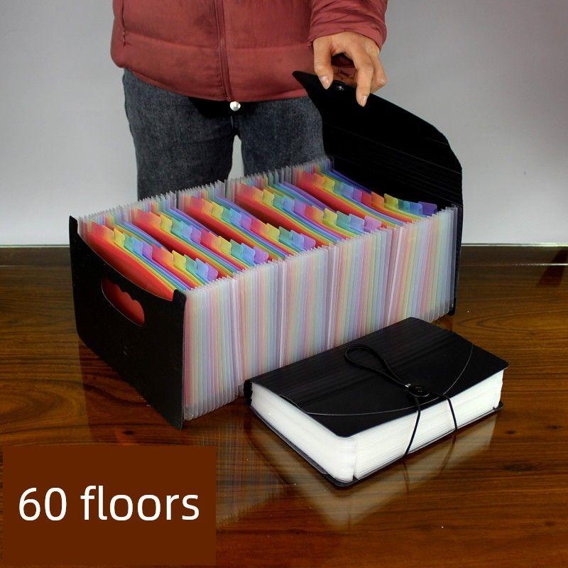 A5 Folder Document Invoice Storage Box Receipt Bill Cheque Consumption Note Delivery Note Voucher List Classification Storage