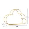 European Style Iron Cloud Wall Rack Free Punch Simple Home Living Room Wall Decoration Wall Hanging