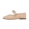 Barbara Leather Ribbon Mary Jane Flat 1cm Bbj135be