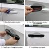4PCS Car Door Handle Frame Sticker For Honda Civic 11th 2022 Car Styling Glossy Black Cover Catch Cap Trim