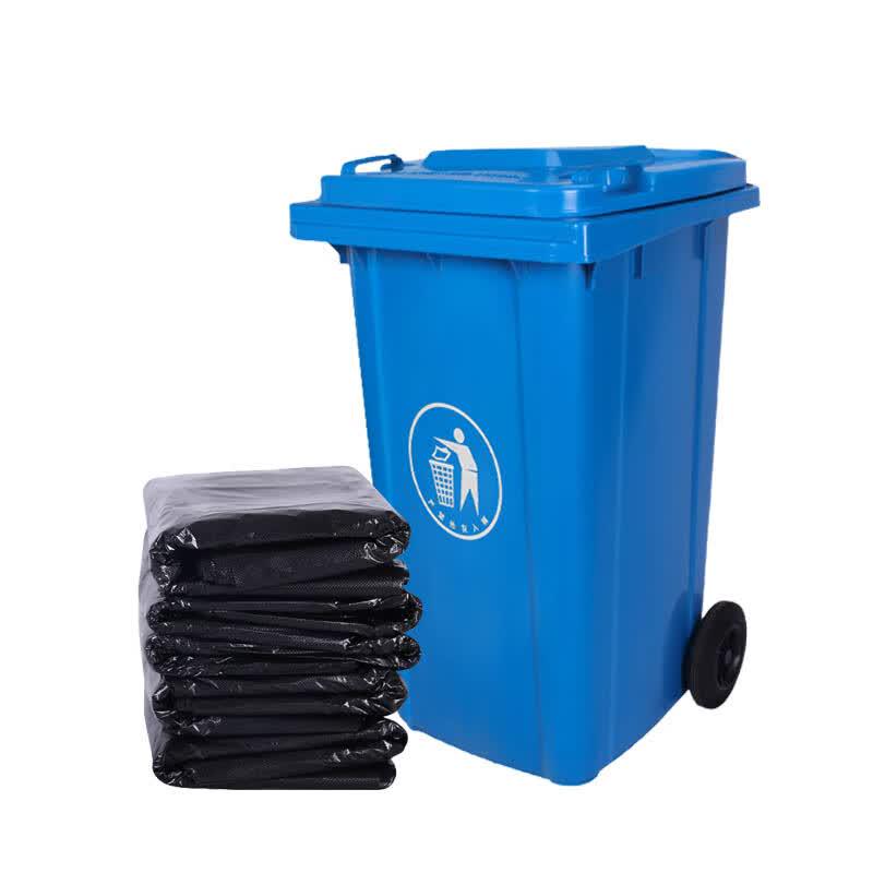 Laobaojia Large Heavy-Duty Black Garbage Bags 70x90 cm