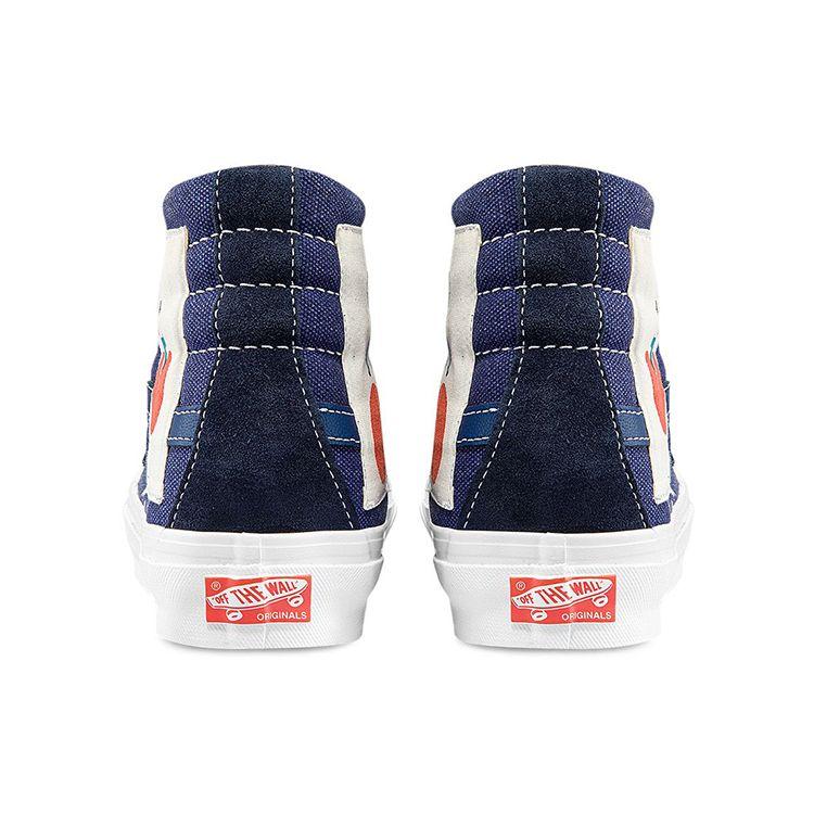 Geoff McFetridge X Vans Vault OG Sk8-Hi LX Freetime Unisex Sneakers Blue VN0A4BVB92O