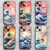 Japanese Art Great Wave Off Kanagawa Phone Case Phone Case Soft Packaging Lightweight For iPhone17 16 15 14 13ProMax