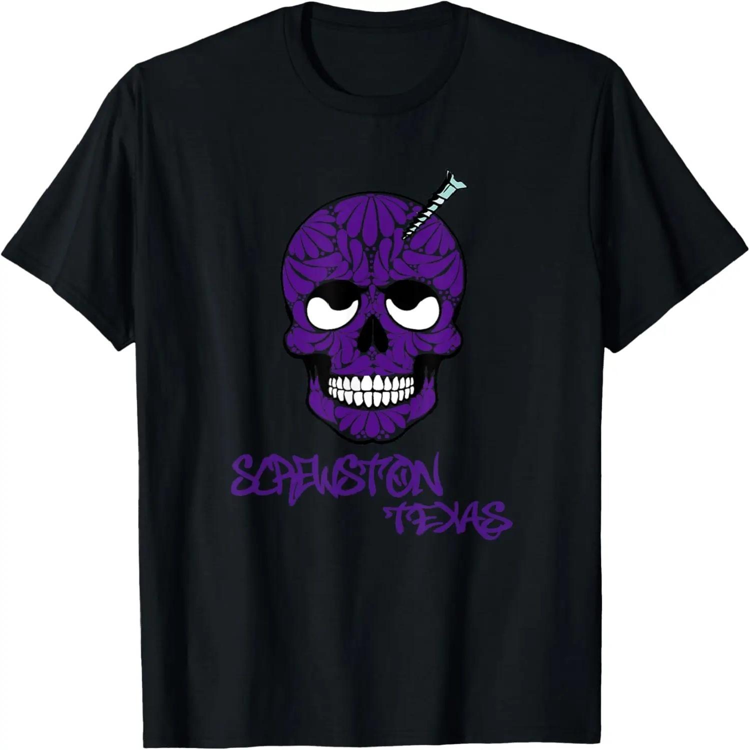 

Screwston, Texas Talavera Screwhead Skeleton Skull T-Shirt S чёрный