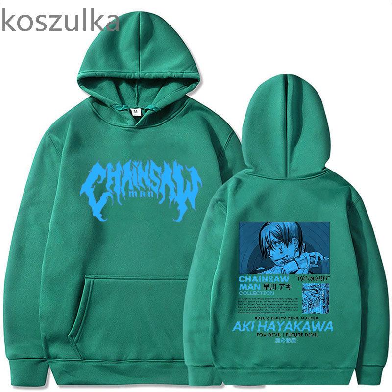 Chainsaw Unisex Hoodie Aki Hayakawa Unisexga Hoodies Unisex Anime Unisex/Damen Streetwear Pullover Harajuku Sweatshirts Grafikkleidung