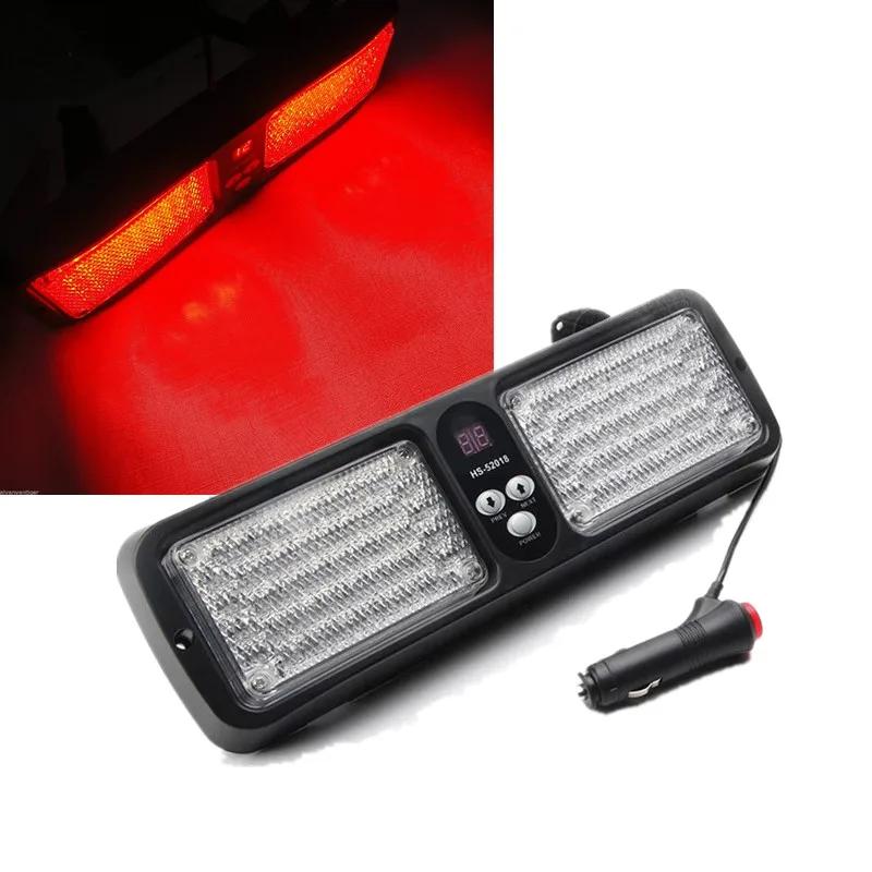

Ultrathin Led Emergency Light Car Windshield Sun Visor lamp Warning Flashing lamp with Cigarette Adaptor plug for Police Firefig