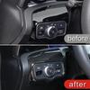 Car Console Headlight Button Frame Trim For Mercedes Benz A Class W177 CLA C118