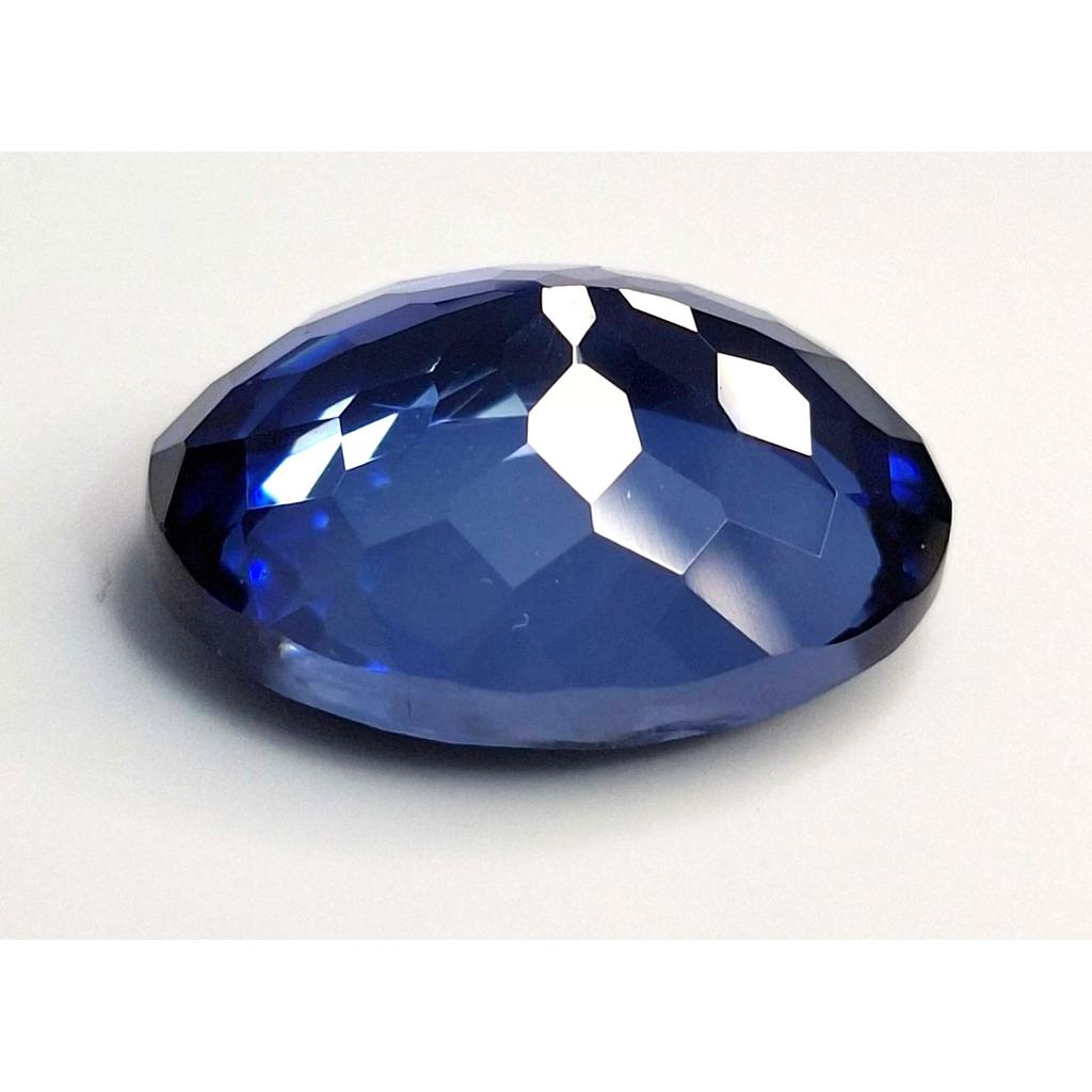 Oval Cut Natural Dark Blue Sapphire 21-23 Ct Stunning Certified Loose Gemstone