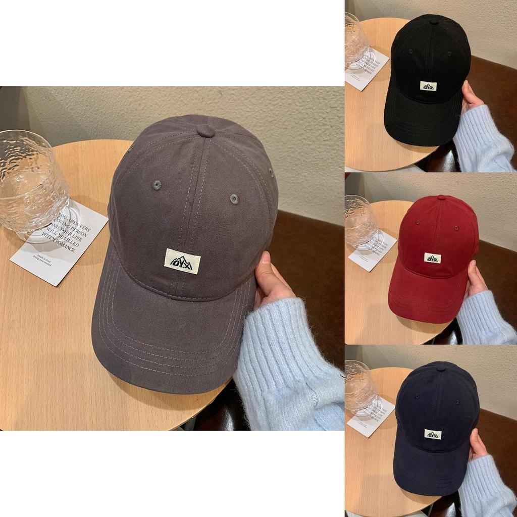 Vintage Brown Baseball Cap For Women Stylish And Versatile Sun Protection Hat