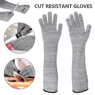 1 Paar Schnittschutz-Armmanschetten, Schnittfeste Strickärmel, Arbeitsschutz im Freien, Schnittschutz-Armschutz, Schutzhandschuh