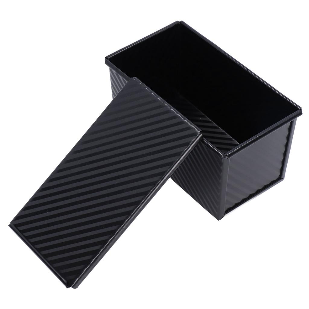 Carbon Steel Baking Loaf Pan Prevent Stick Easy Demoulding Bread Toast Mould with Lid for Baking