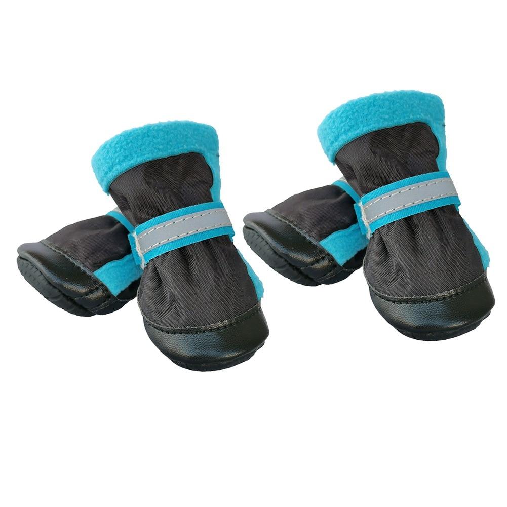 Breathable Dog Shoes Anti-Slip Pet Boots Paw Protector Reflective Straps Puppy Comfortable Net Shoes