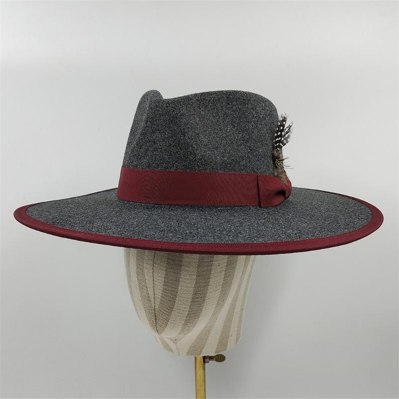 Stylish Wide Border Hat Sun Protecting Fashionable Hat British Styles Hat for Holiday Celebrations