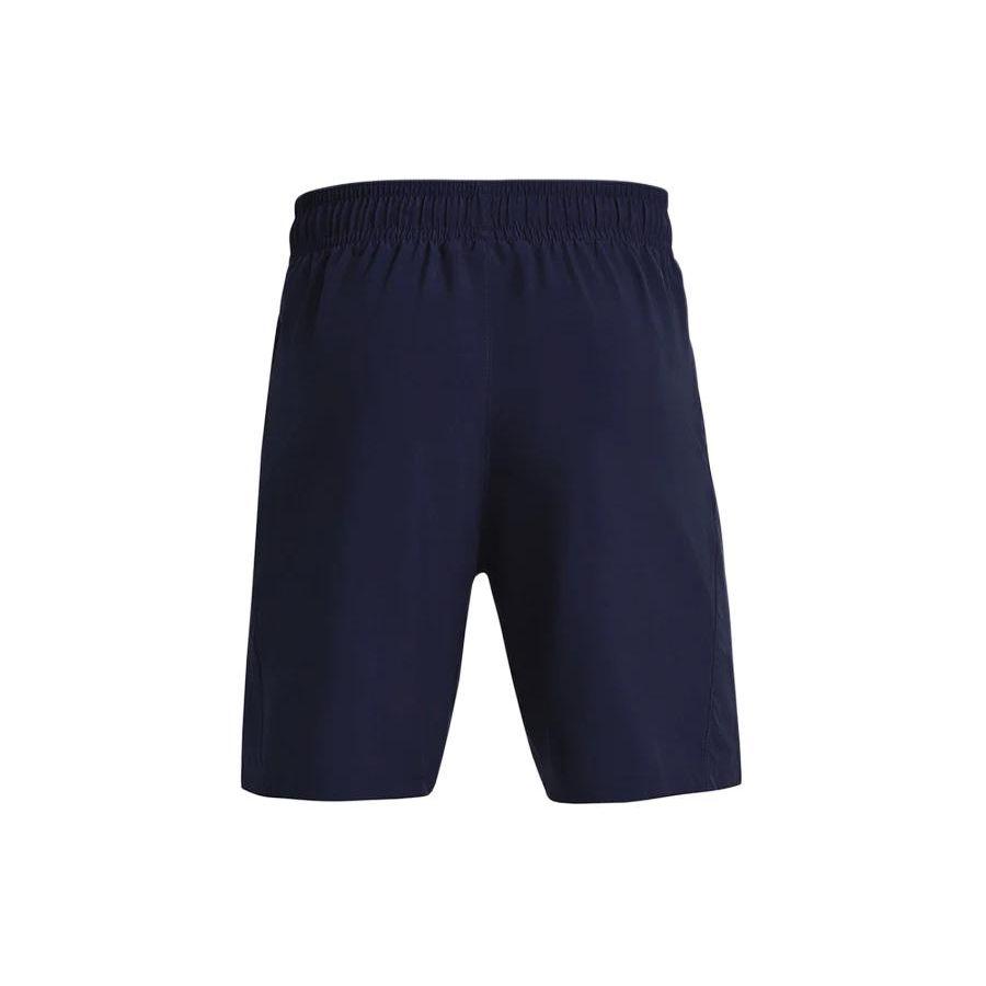 Under Armour Logo Print Mid-Rise Breathable Casual Shorts Men Shorts Navy-Blue 1377139-410