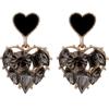2022 New Rhinestone Heart & Diamond 925 Silver Earrings - Gentle, Sweet Style