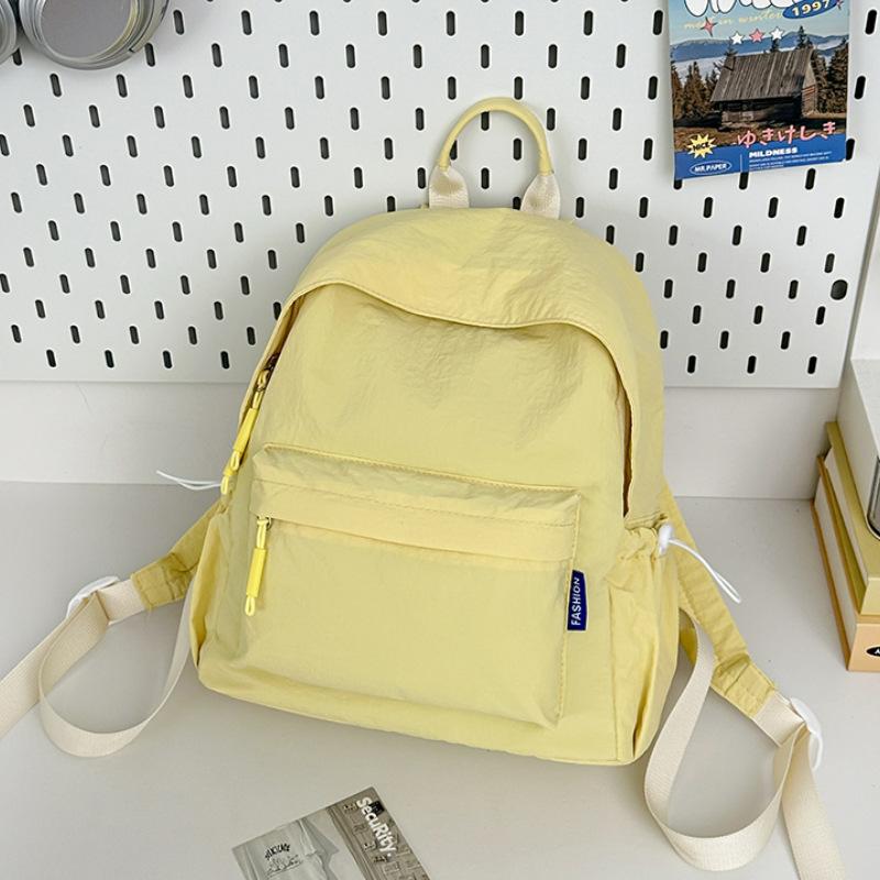Simple Japanese backpack women 2025 new casual ins wind backpack junior high school student schoolbag