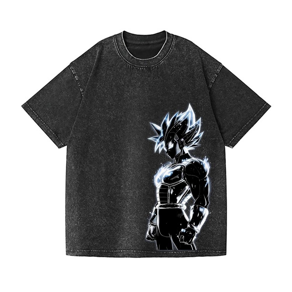

Vintage Wash Japanese Design T-Shirt High-quality Streetwear Is Suitable for Both Summer Men Women S