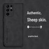 Compatible Samsung S25 Ultra/S26 Leather Protective Case - Full Coverage & Anti-Drop Frosted Shell.