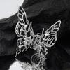 Kreatywna Metalowa Spinka do Włosów w Kształcie Motyla Codzienne Akcesorium do Włosów Dekoracja Imprezowa dla Modnych Kobiet