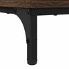 Nightstand Smoked Oak 49 X 36 X 61 Cm Engineered Wood