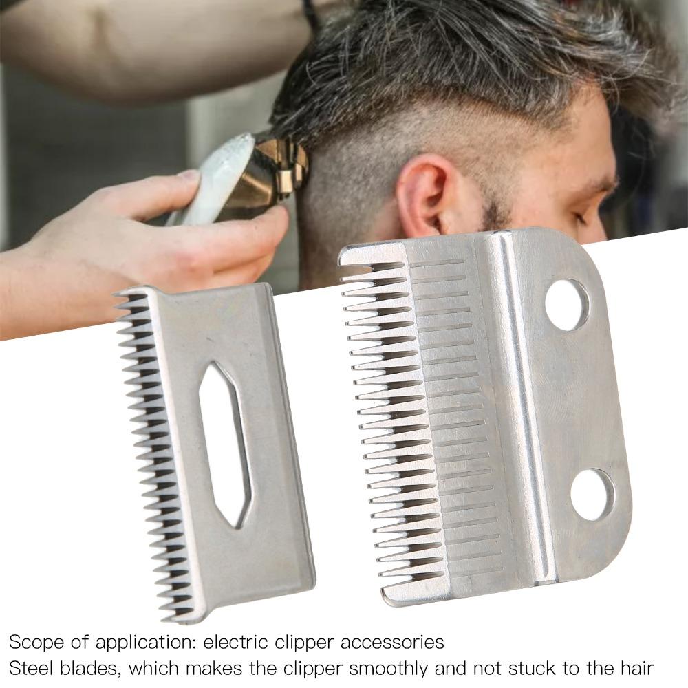2PCS 2 Hole Design Trimmer Replacement Blades Waterproof Precision Replacement Blade Barber Shop