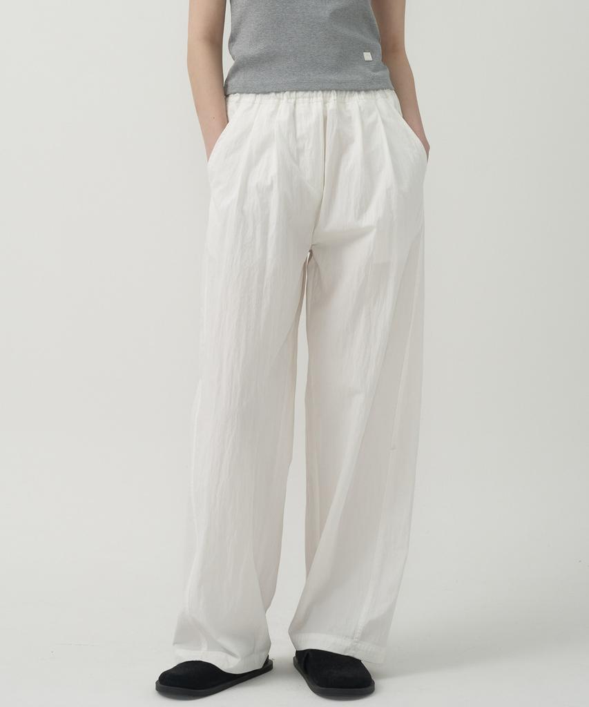 MOTT Cotton Stitch Band Pants - White